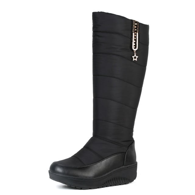 Women's Orthopedic Knee-High Snow Boots with Arch Support
