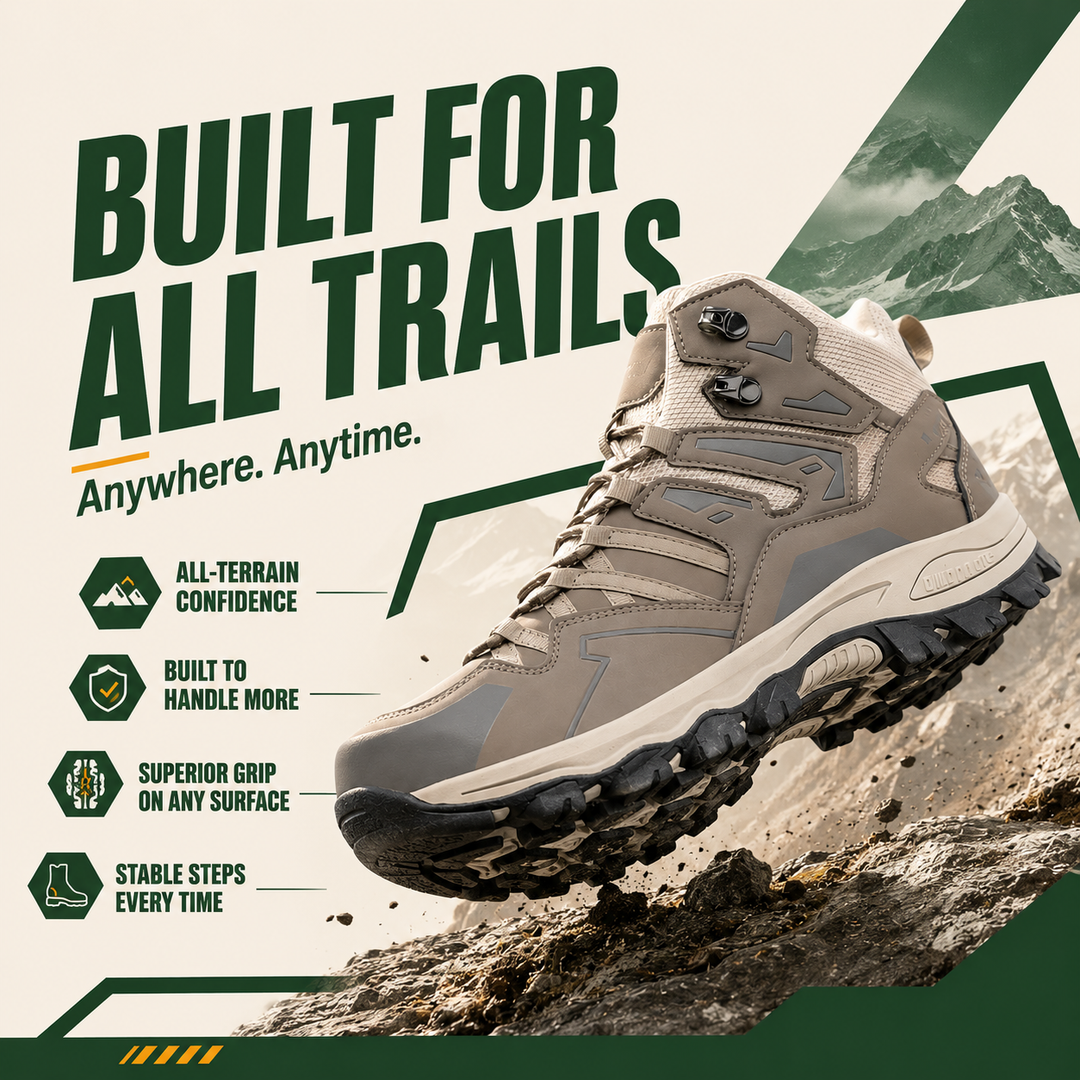 SummitGrip Women’s All-Terrain Hiking Boots
