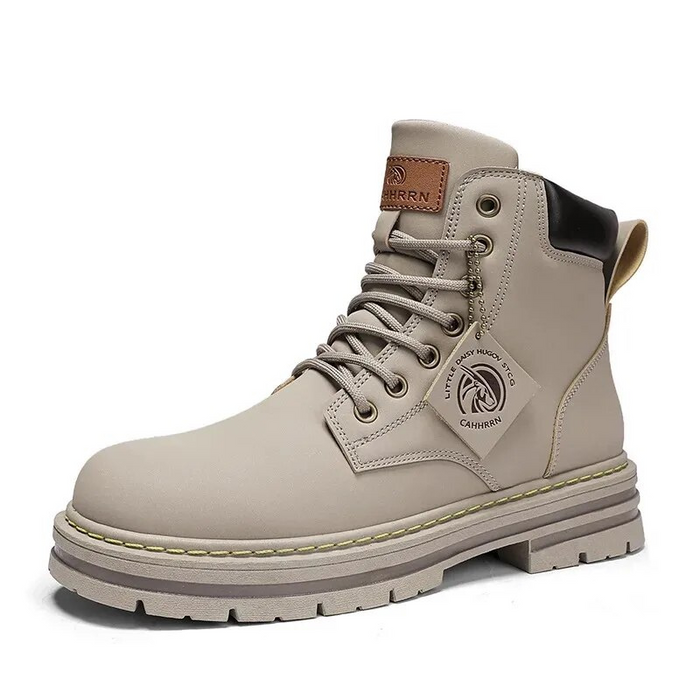 Men's Lace-Up High Top Boots with Arch Support