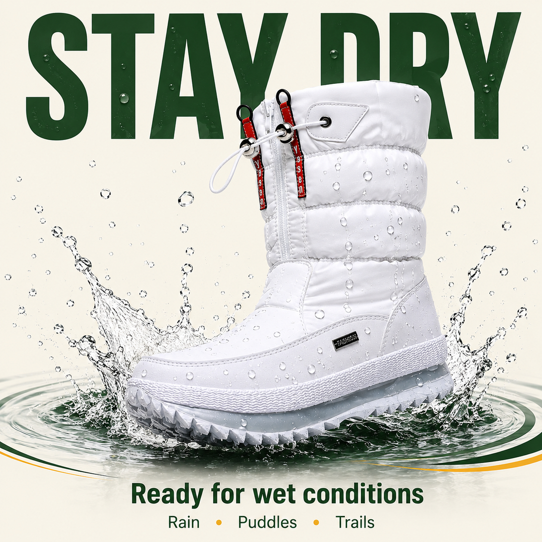 SnowTrek Women’s Fleece-Lined Winter Boots