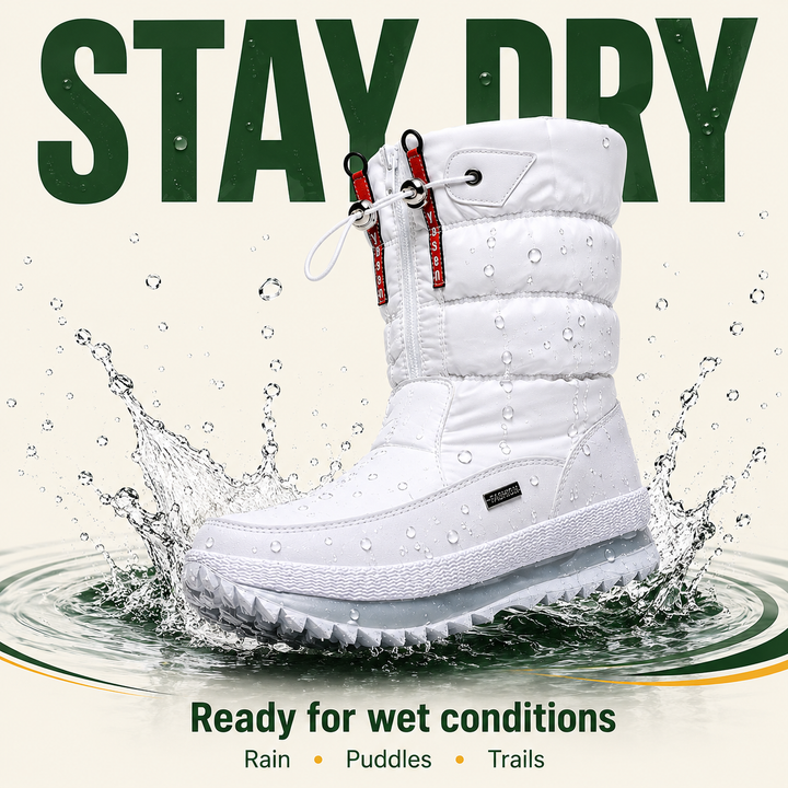 SnowTrek Women’s Fleece-Lined Winter Boots