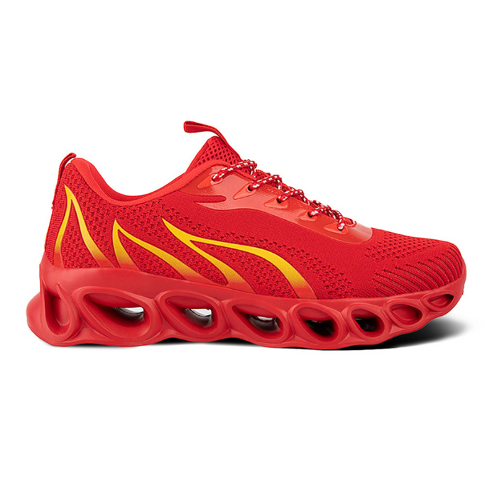 Men's Mesh Running Shoes with Cushioned Sole for Walking