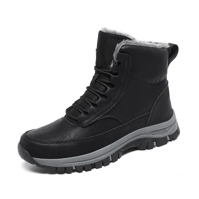 Men's Insulated Winter Hiking Boots with Faux Fur Lining