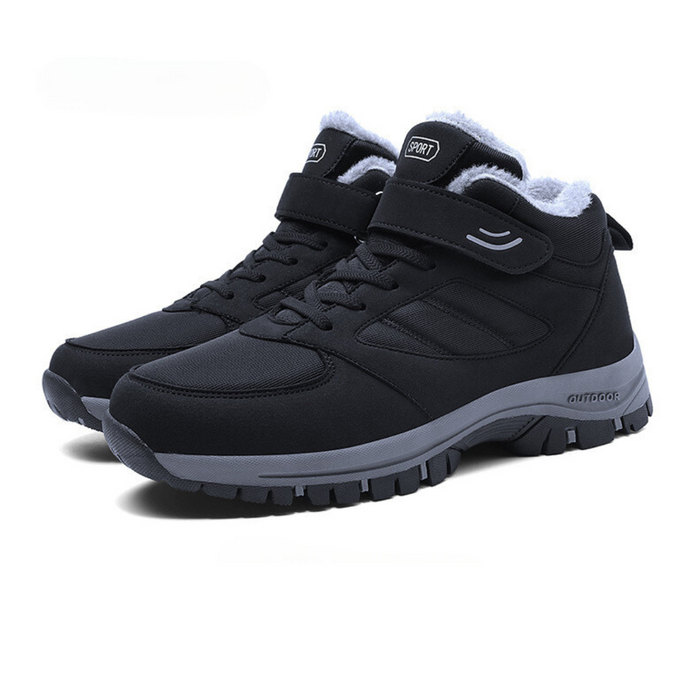 Women's Insulated Winter Boots Hook and Loop Wide Toe Box