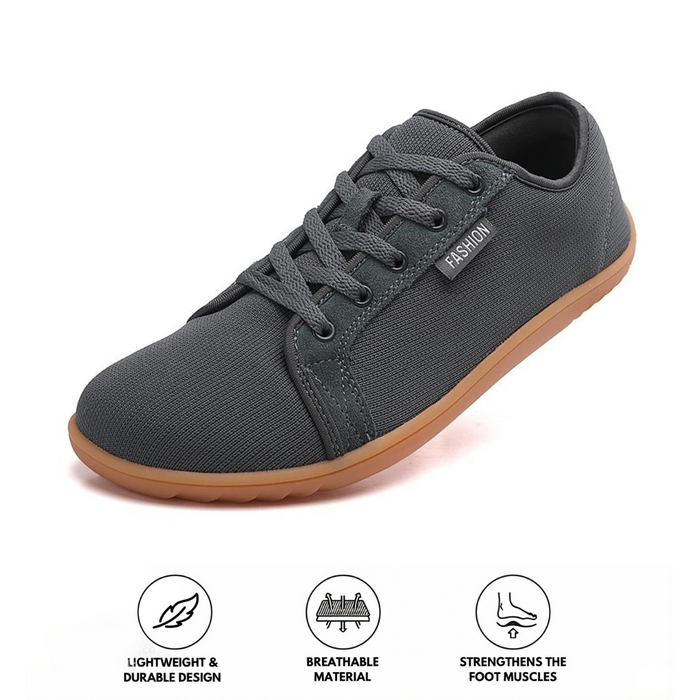 Women's Barefoot Sneakers Wide Toe Box Lace-Up