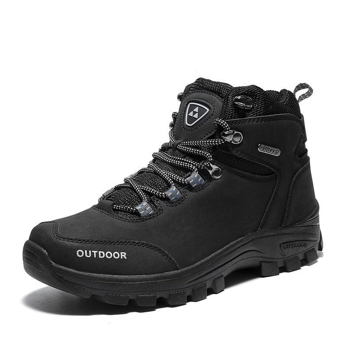 Fleece-Lined Hiking Boots Waterproof Non-Slip