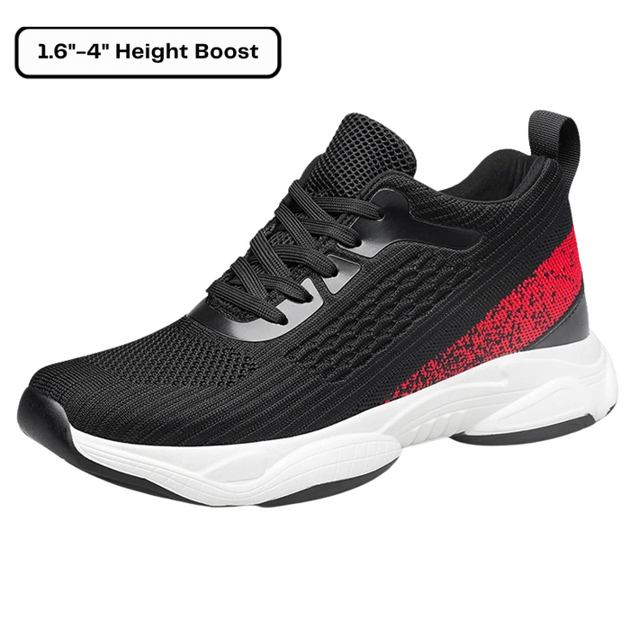 Height Boost Sneakers Hidden Lift Lace-Up Shoes