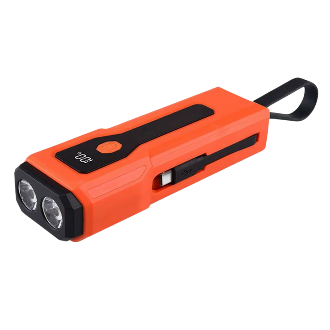 Multi‑Mode LED Flashlight with Power Bank