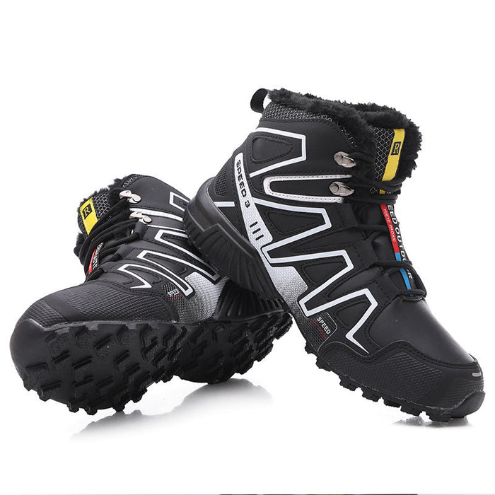Winter Hiking Boots Waterproof Fleece-Lined Barefoot