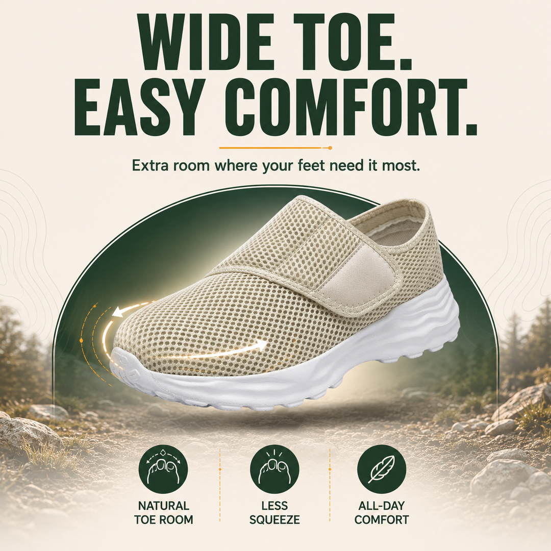 FlexiStep Breathable Orthopedic Slip-On Shoes