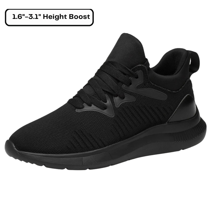 Height Boost Sneakers with Lace-Up Design for Comfort