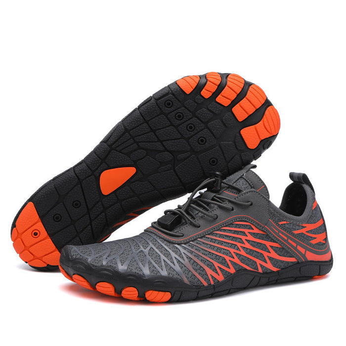 Barefoot Athletic Shoes Lace-Up Flexible Sole