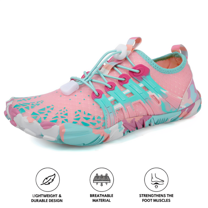 Women's Barefoot Athletic Shoes Lightweight Lace-Up