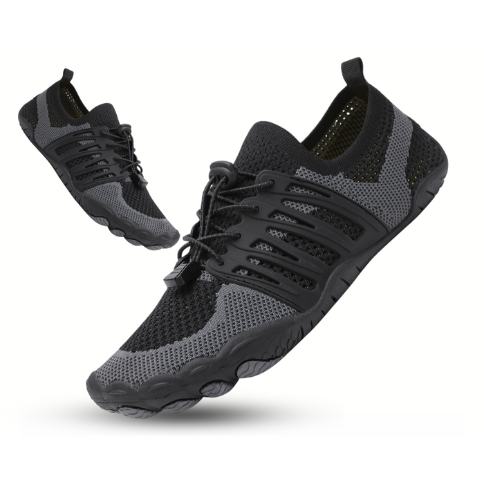 Men's Barefoot Mesh Athletic Shoes Lace-Up Flexible