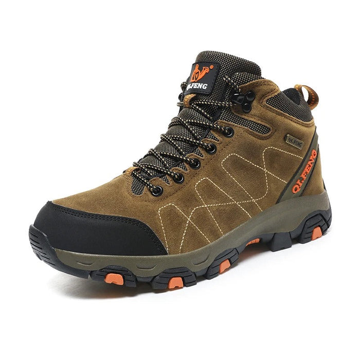 Mid-Cut Hiking Boots with Fleece Lining and Wide Toe Box