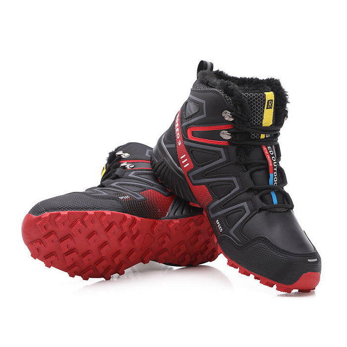 Winter Hiking Boots Waterproof Fleece-Lined Barefoot