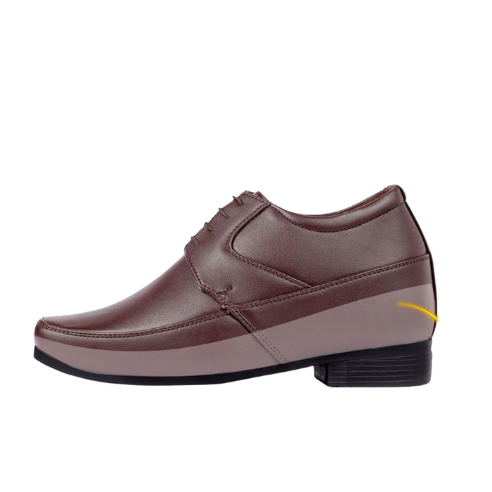Men's Height Boost Derby Shoes with Lace-Up Front