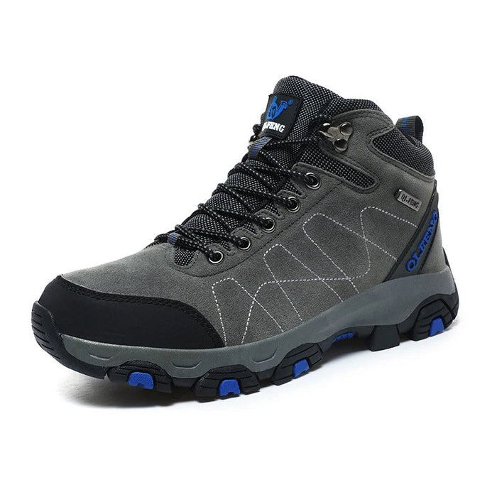 Mid-Cut Hiking Boots with Fleece Lining and Wide Toe Box