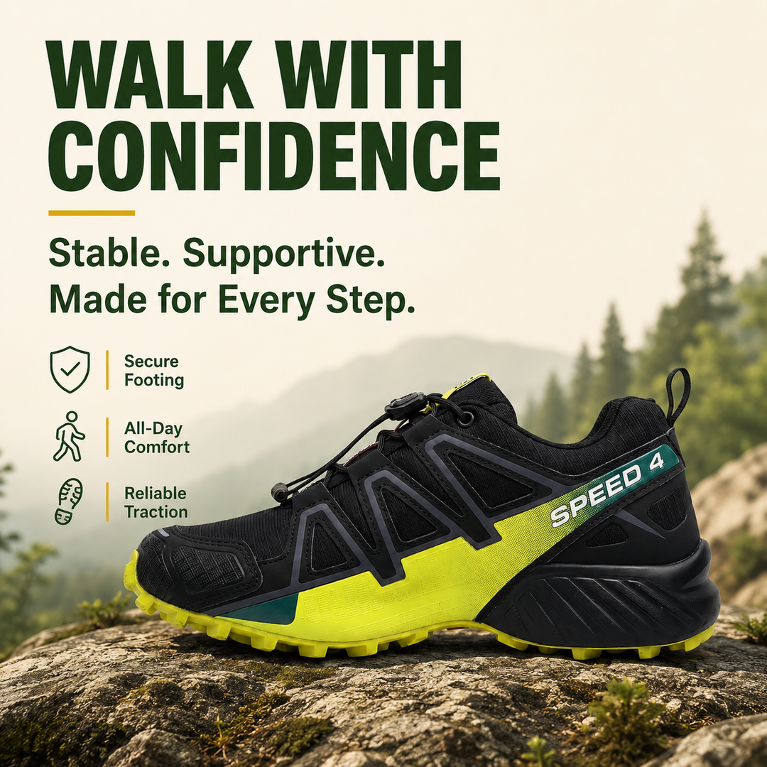 OrthoStride Aero — Orthopedic Hiking Shoes for Pain-Free Steps &amp; Natural Support (Unisex)