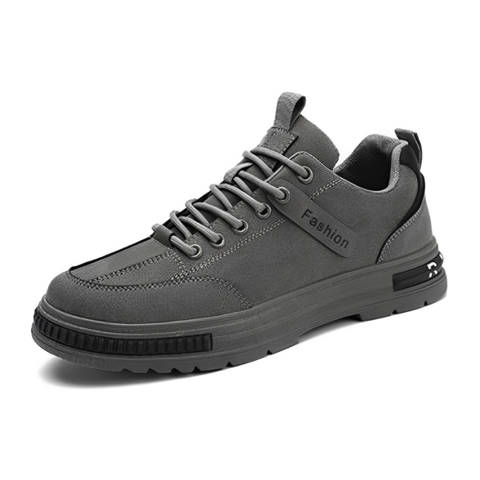 Men's Lace-Up Sneakers with Arch Support for Work