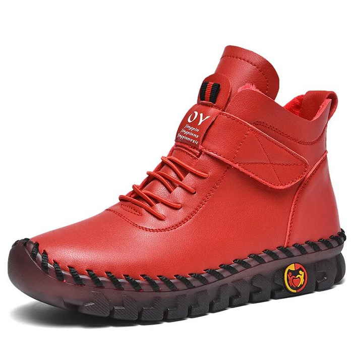Women's High-Top Ankle Boots with Orthopedic Insole