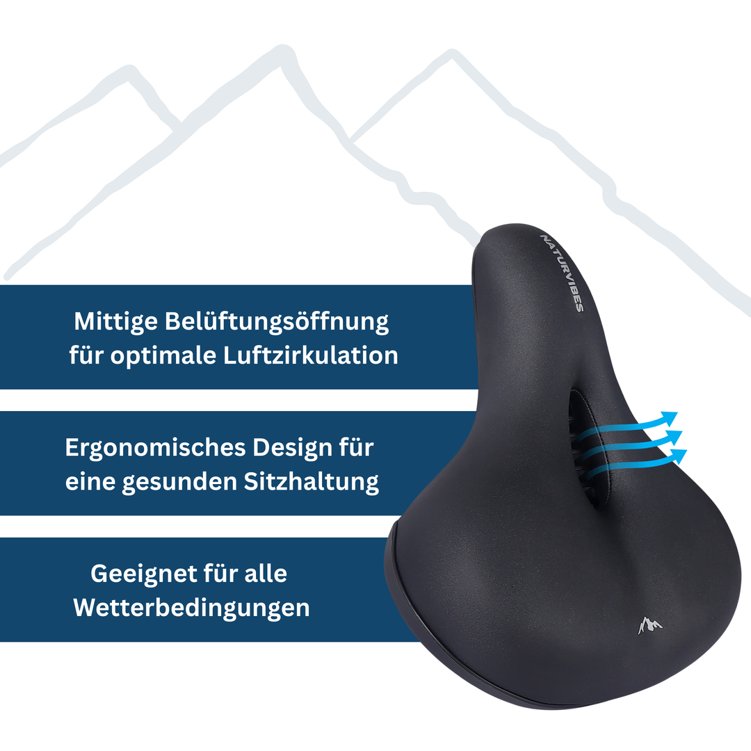 Soft Bike Saddle With Ergonomic Design