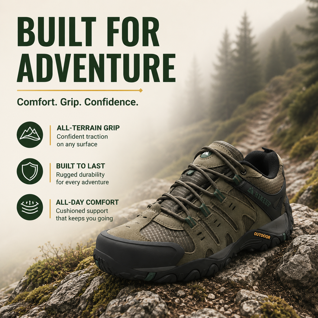 SummitShield Men’s Waterproof Trekking Shoes