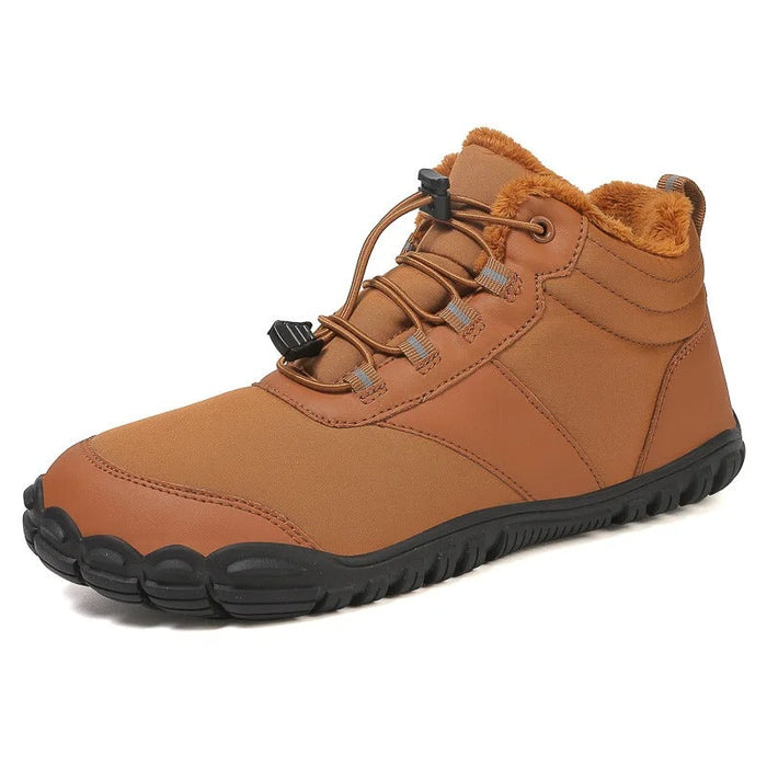 Winter High-Top Barefoot Shoes with Fleece Lining