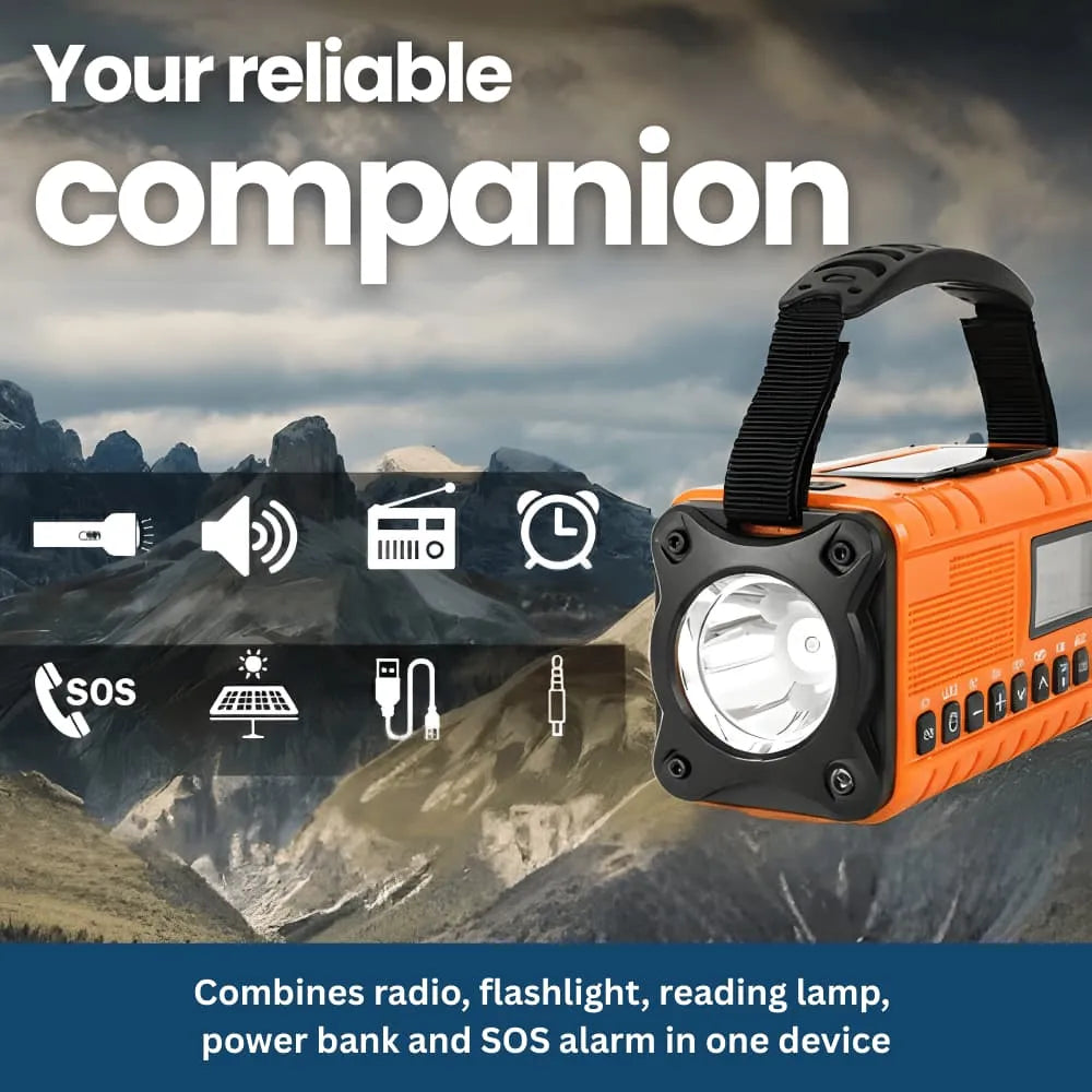 Emergency Hand Crank Light