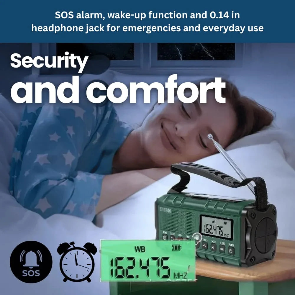 Emergency Hand Crank Light
