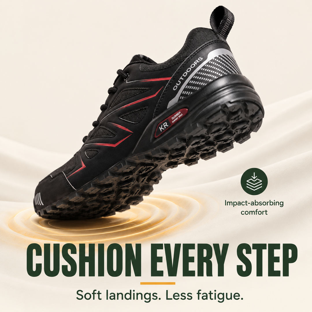 PathVenture Men’s Slip-Resistant Lightweight Hiking Shoes