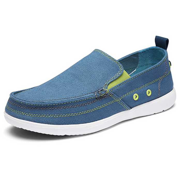 Men's Canvas Slip-On Loafers with Arch Support