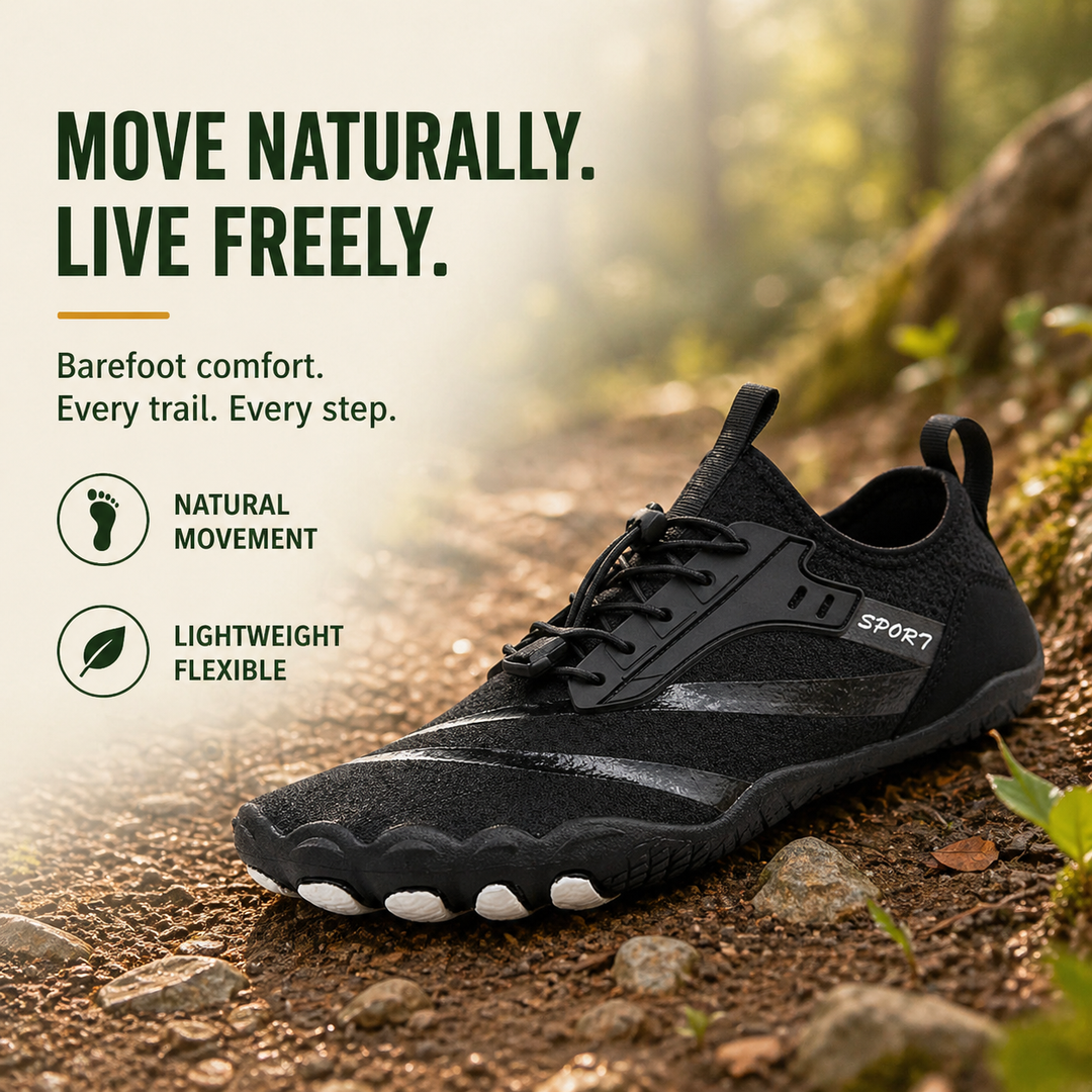 FlowStep Pro — Responsive Barefoot Shoes for Dynamic Comfort &amp; All-Day Movement (Unisex)