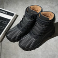 Lace-Up Winter Boots with Fleece Lining – Rubber Sole, Unisex