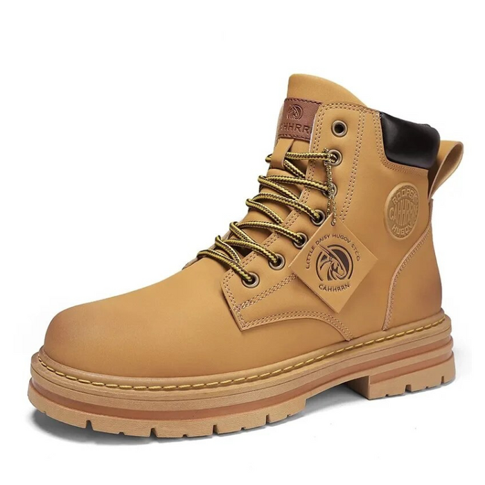 Men's Lace-Up High Top Boots with Arch Support