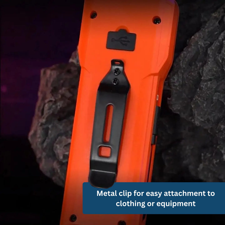 Multi‑Mode LED Flashlight with Power Bank