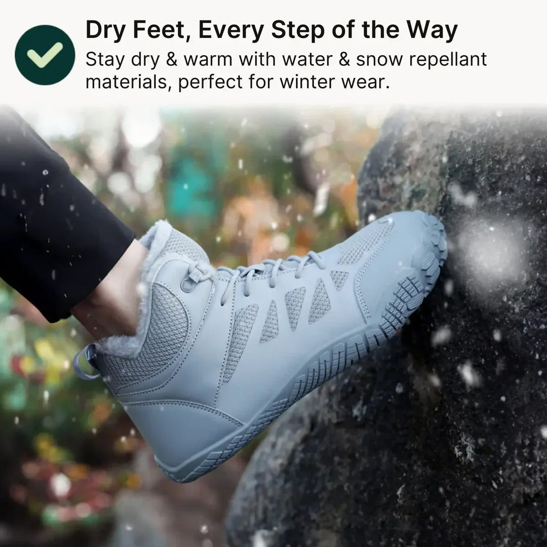 Waterproof Zero-Drop Winter Barefoot Shoes