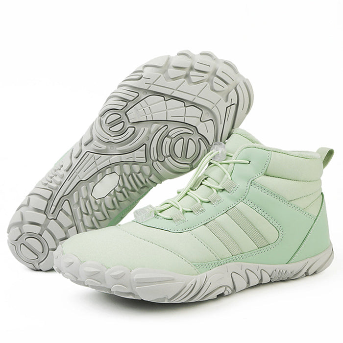 Fleece-Lined Barefoot Hiking Boots Waterproof