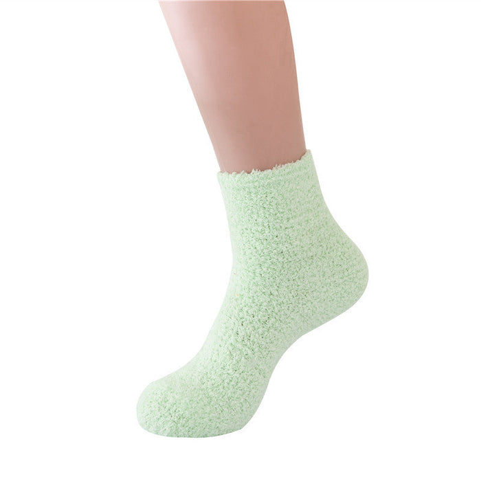 Fuzzy Socks with Fleece Lining for Winter Warmth