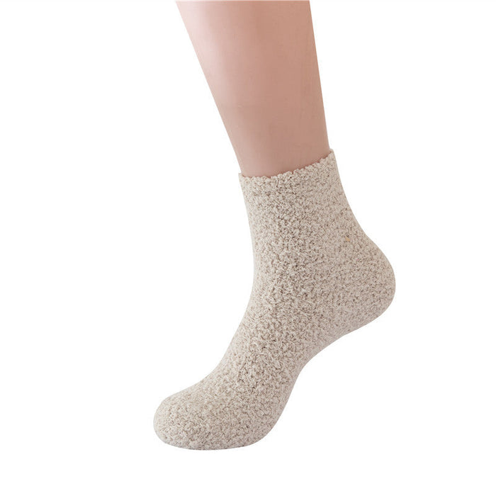 Fuzzy Socks with Fleece Lining for Winter Warmth