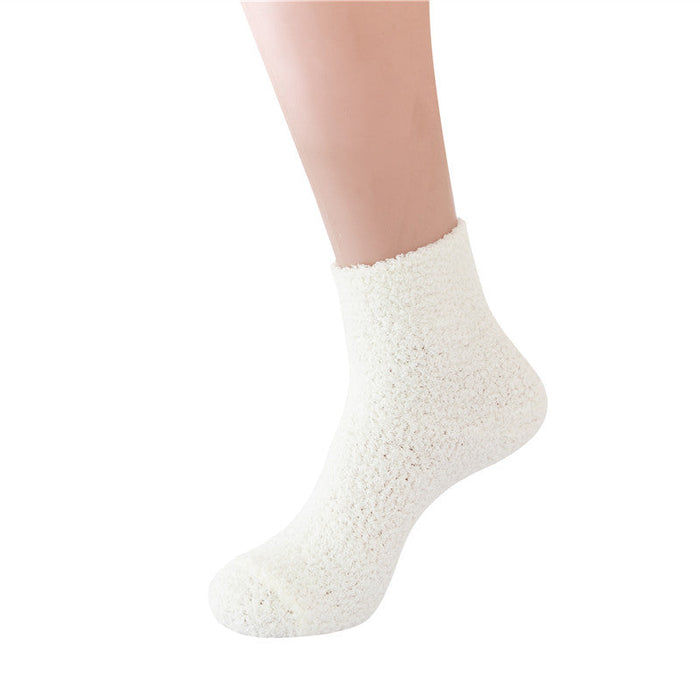 Fuzzy Socks with Fleece Lining for Winter Warmth