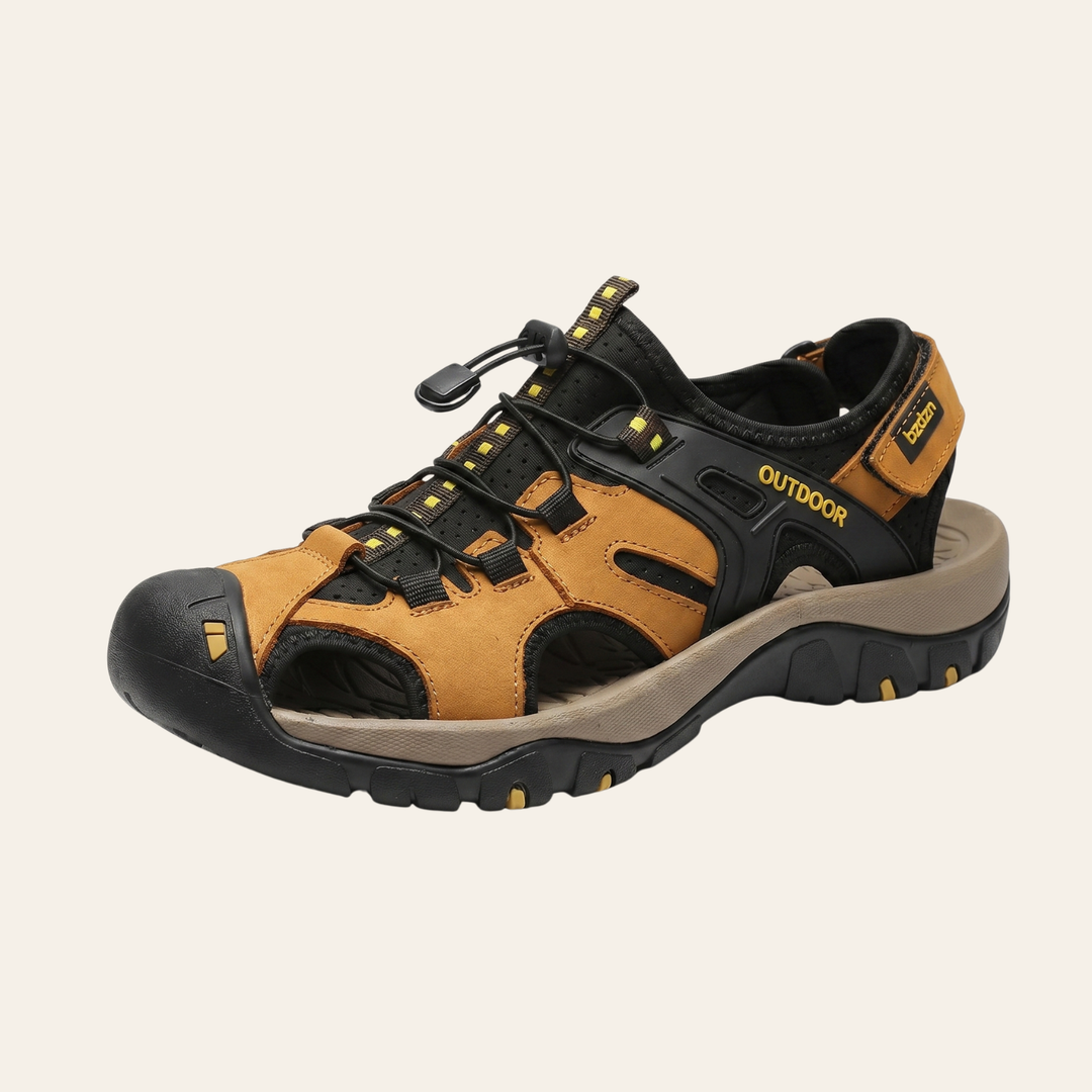 StrideGuard Men’s Closed-Toe Orthopedic Sandals