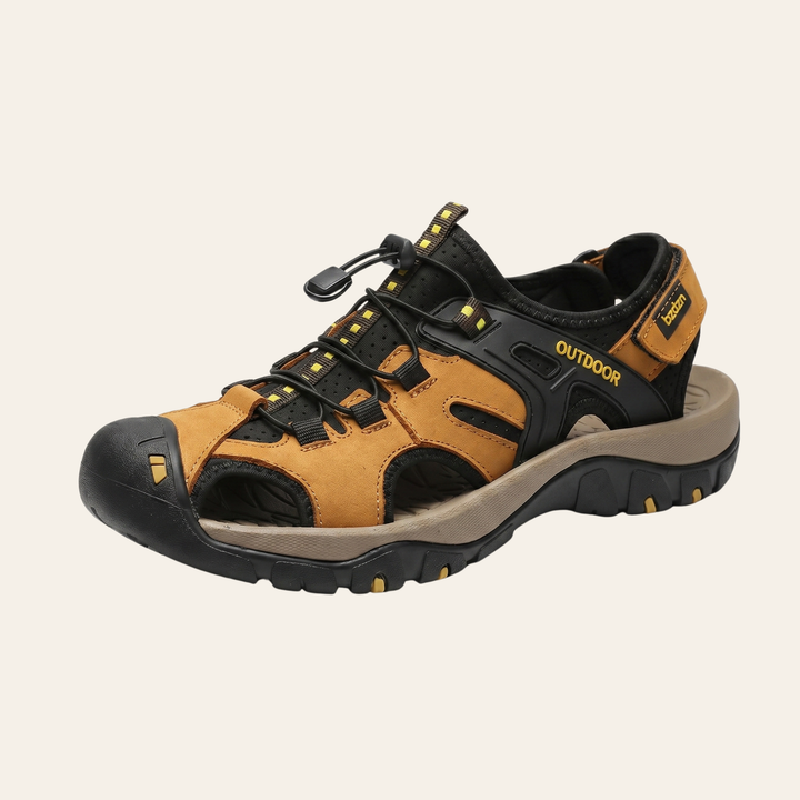 StrideGuard Men’s Closed-Toe Orthopedic Sandals