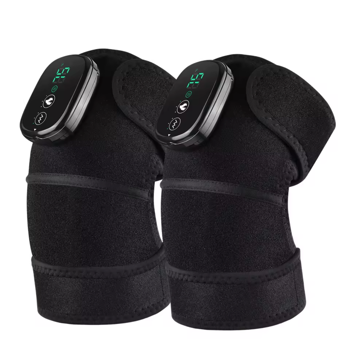Heated Knee Wrap Massager with Vibration Adjustable