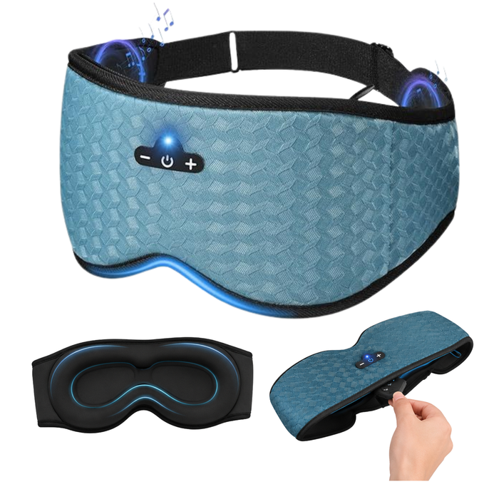 Bluetooth Sleep Mask 3D Eye Cups Blackout with Audio