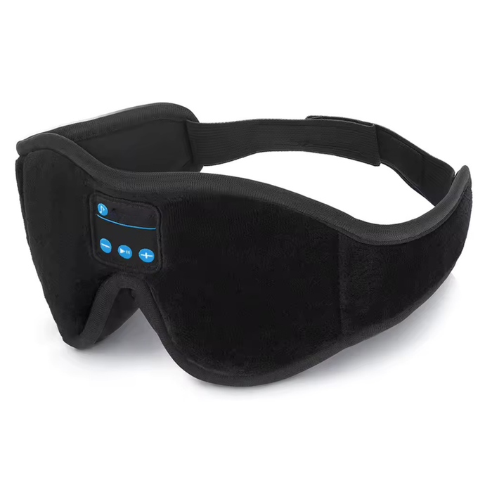 Bluetooth Sleep Mask with 3D Eye Cups and Blackout Design