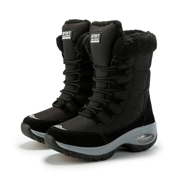 Women's Fleece-Lined Waterproof Winter Boots Non-Slip