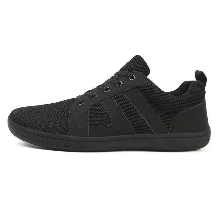 Barefoot Sneakers Mesh Upper with Lace-Up and Thin Sole
