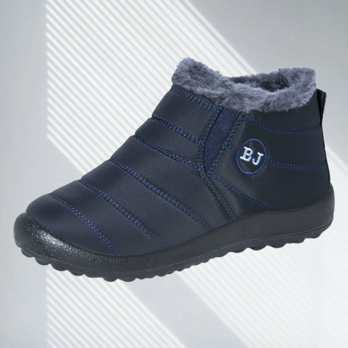 Women's Quilted Winter Ankle Boots with Fleece Lining