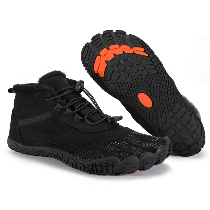 Fleece-Lined Barefoot Winter Boots with Wide Toe Box
